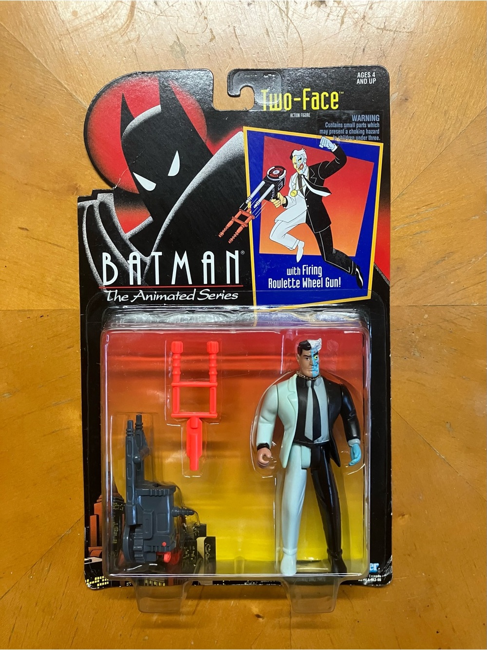 Vintage 1992 Kenner Batman The Animated Series Two-Face Action Figure Sealed